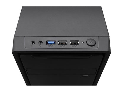Rosewill SRM-01B Micro ATX Mini Tower Desktop PC Computer Case with Pre-Installed 80mm Case Fan, USB 3.0