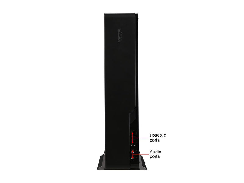 Fractal Design Node 202 Black Slim Profile Mini-ITX Computer Case