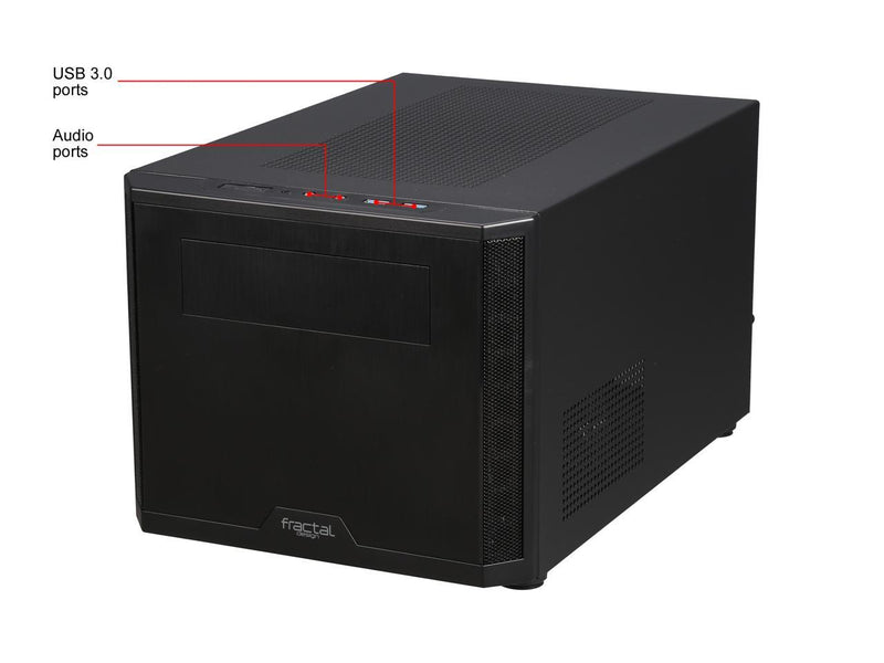 Fractal Design Core 500 Black Mini-ITX Small Form Factor Computer Case