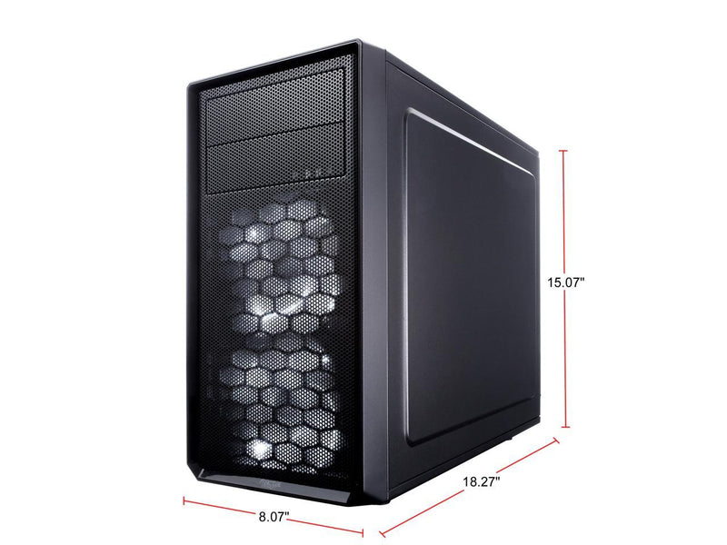 Fractal Design Focus G Mini Black MicroATX Mid Tower Computer Case