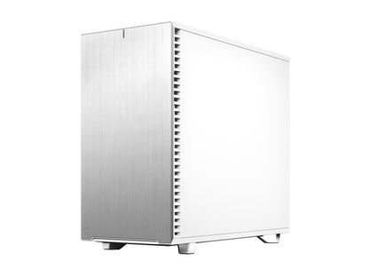Fractal Design Define 7 White Brushed Aluminum / Steel E-ATX Silent Modular Tempered Glass Window Mid Tower Computer Case