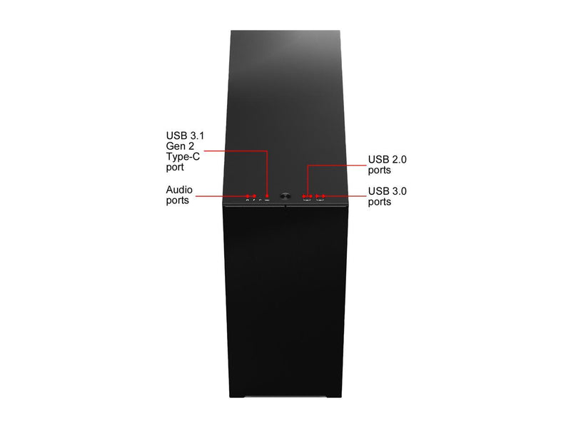 Fractal Design Define 7 XL Black Brushed Aluminum / Steel E-ATX Silent Modular Tempered Glass Window Full Tower Computer Case