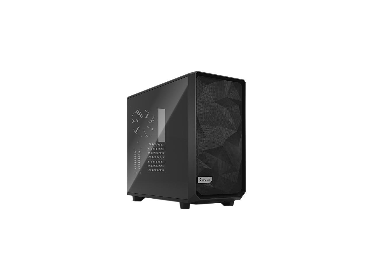 Fractal Design Meshify 2 Black ATX Flexible Dark Tinted Tempered Glass Window Mid Tower Computer Case, FD-C-MES2A-02