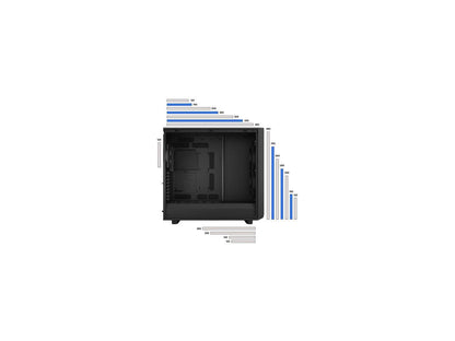Fractal Design Meshify 2 XL Black ATX Flexible Dark Tinted Tempered Glass Window Full Tower Computer Case, FD-C-MES2X-01