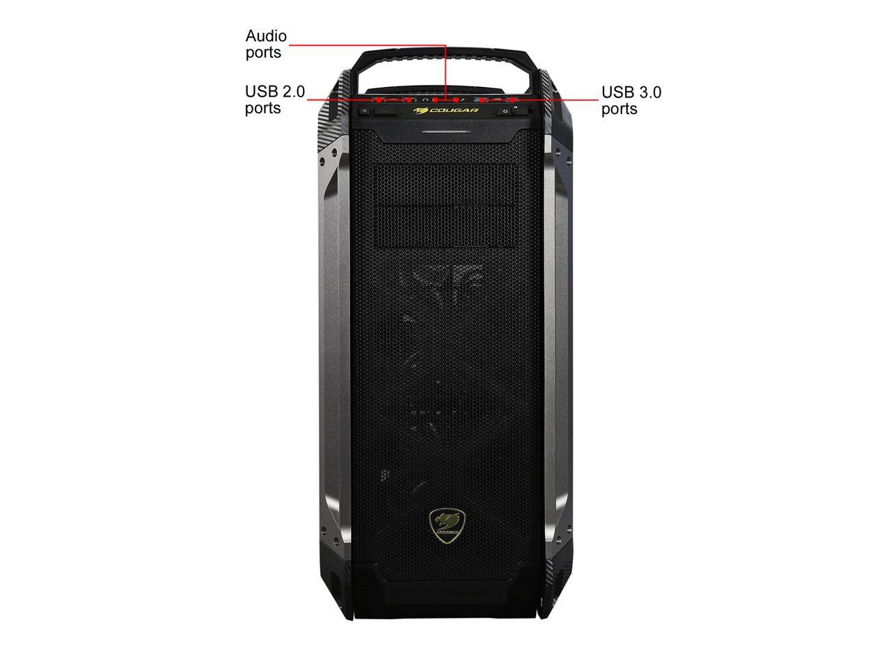 COUGAR Panzer Max Black ATX Full Tower Gaming Computer Case