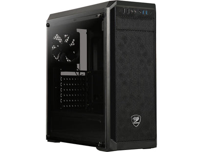 Cougar MX330-G Mid Tower Case with Full Tempered Glass Window and USB 3.0