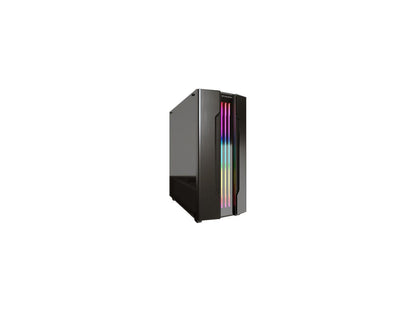 COUGAR Gemini S Iron-Gray Gaming Mid Tower Case with a Full-Sized Tempered Glass Cover and Integrated RGB Lighting