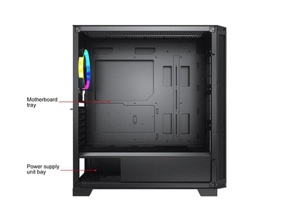 COUGAR Dark Blader X7 Black Distinctive RGB Mid-Tower Case with Superior Airflow