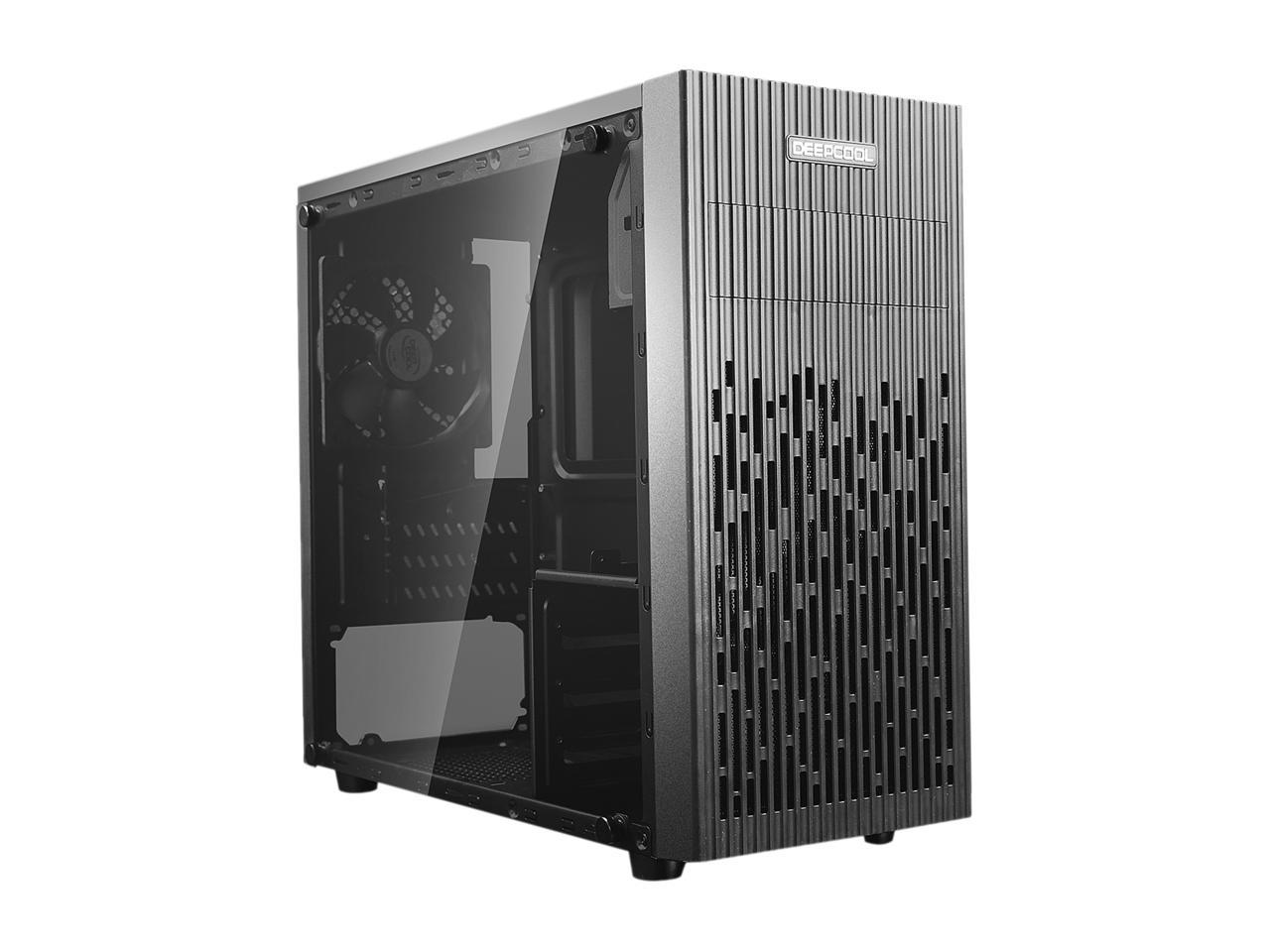 DEEPCOOL MATREXX 30 Micro ATX Case Tempered Glass Panel Larger Area of Air-intake