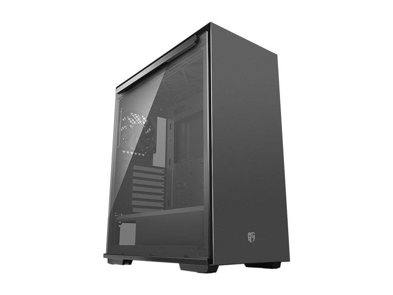 DEEPCOOL Gamer Storm MACUBE 310 Black ATX Mid Tower Case Full-size Magnetic Tempered Glass Built-in Fan Hub and Graphics Card holder