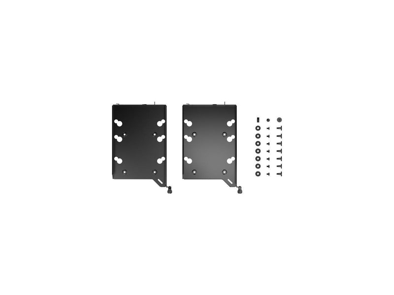 Fractal Design HDD Tray kit – Type-B (2-pack) for Define 7 Series and Compatible Fractal Design Cases - FD-A-TRAY-001 Black (2-pack)