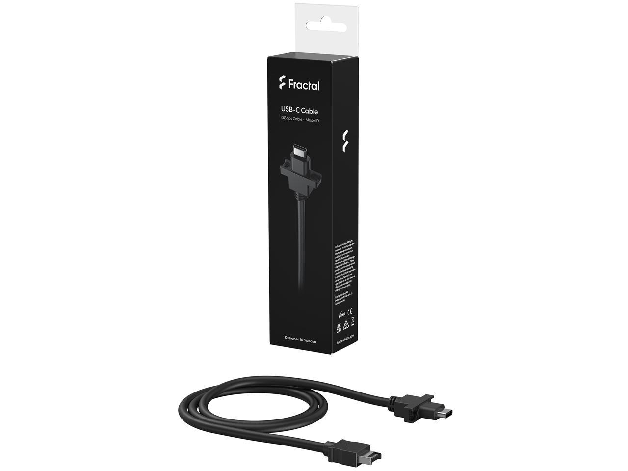 Fractal Design FD-A-USBC-001 Pop Accessory USB-C 10Gbps Cable - Model D