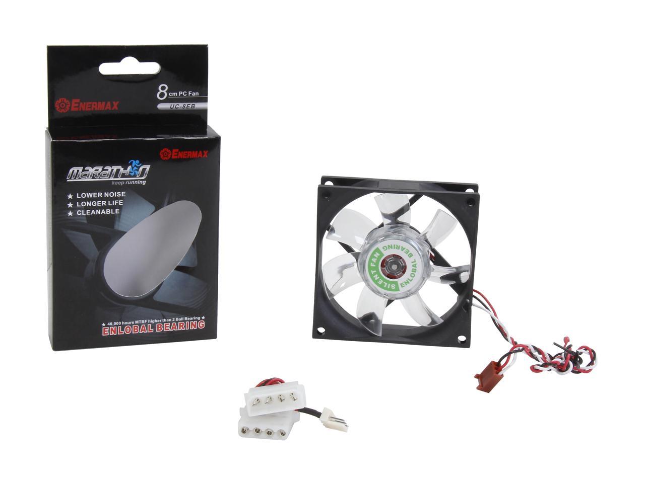 Enermax Marathon 80mm Silent PC Case Fan UC-8EB