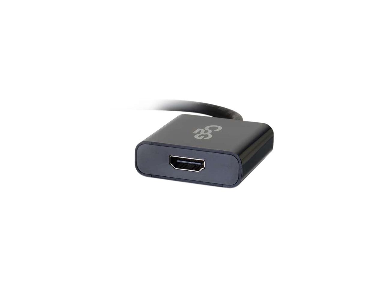 C2G 54306 4K UHD DisplayPort to HDMI Active Adapter Converter, Black