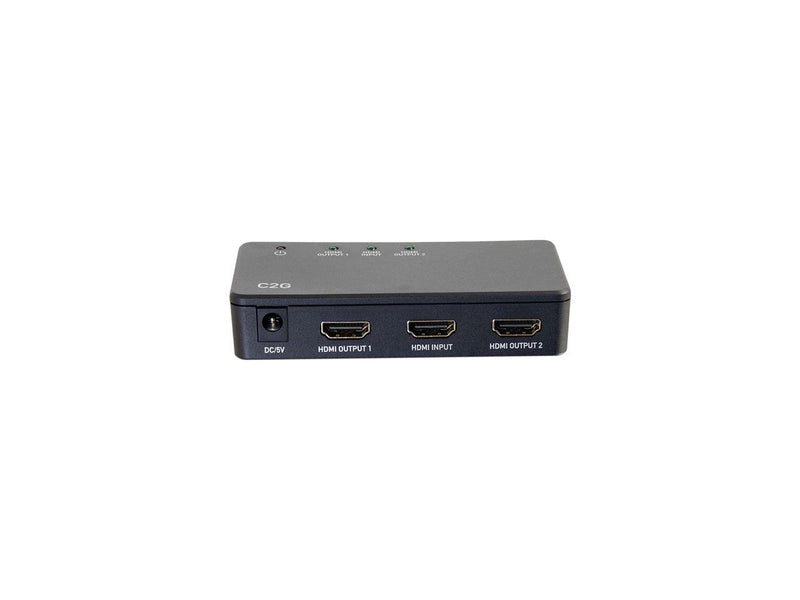 2-port C2G 2-Port HDMI Splitter 4K 30hz - Video/audio splitter - 2 x HDMI -  desktop