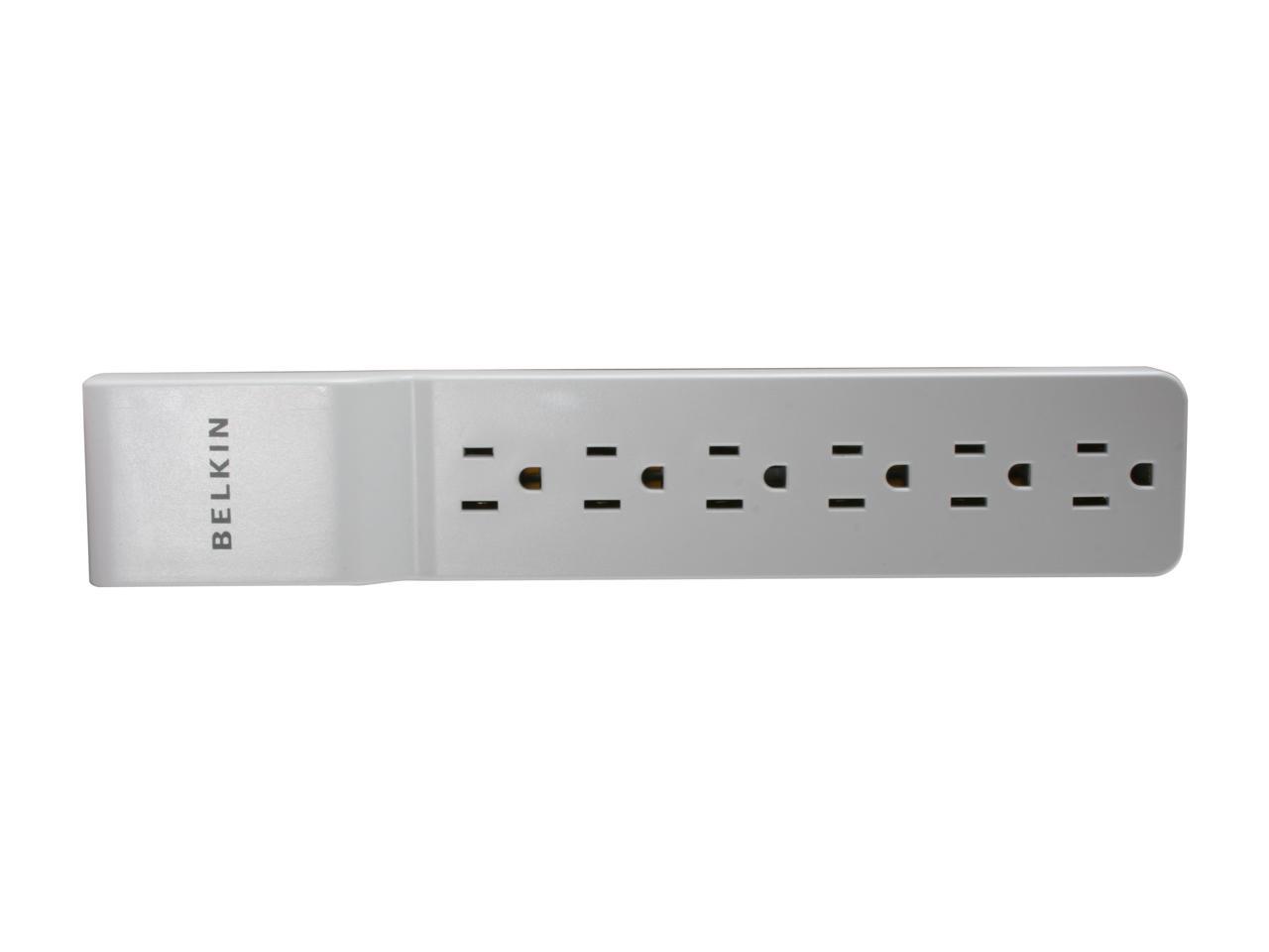 BELKIN BE106000-08R 8 Feet 6 Outlets 720 Joules Home / Office Surge Protector