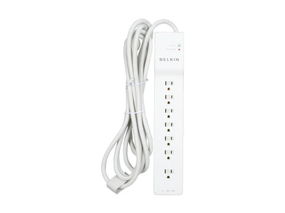 BELKIN 7 Outlets Home/Office Surge Protector Extended Cord,12.0 Feet, 2160 Joules - BE107200-12