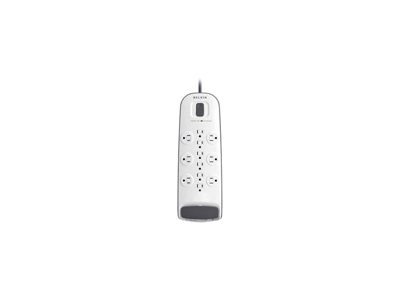 BELKIN BV112230-08 8ft 12 Outlets 3996 j Surge with Cable/Satellite and Telephone Protection