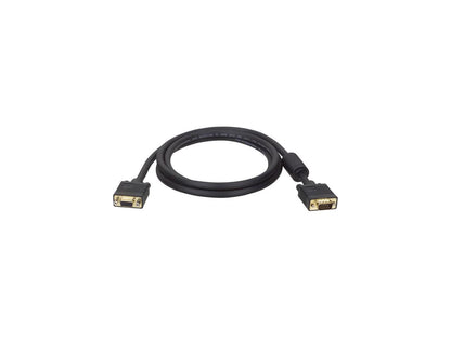 Tripp Lite VGA Coax High-Resolution Monitor Extension Cable with RGB Coax (HD15 M/F), 2048 x 1536 1080p, 6 ft. (P500-006)