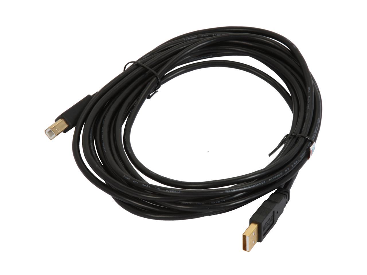 Tripp Lite U022-015 Black USB 2.0 Hi-Speed A/B Cable (M/M)