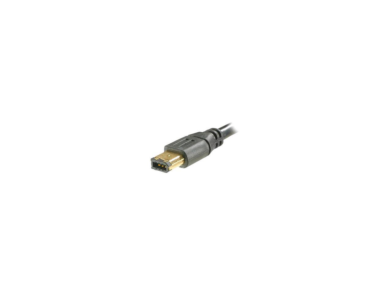 Tripp Lite 6ft 6pin 6pin Gold Firewire Cable IEEE 1394 6 pin to 6 pin
