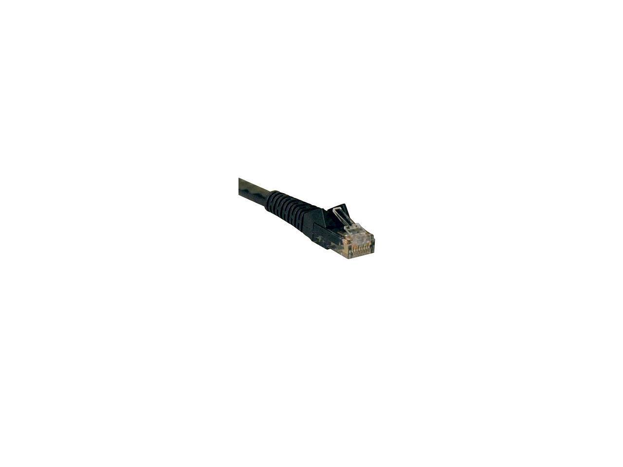 TRIPP LITE N201-002-BK 2 ft. Cat 6 Black Gigabit Snagless Patch Cable