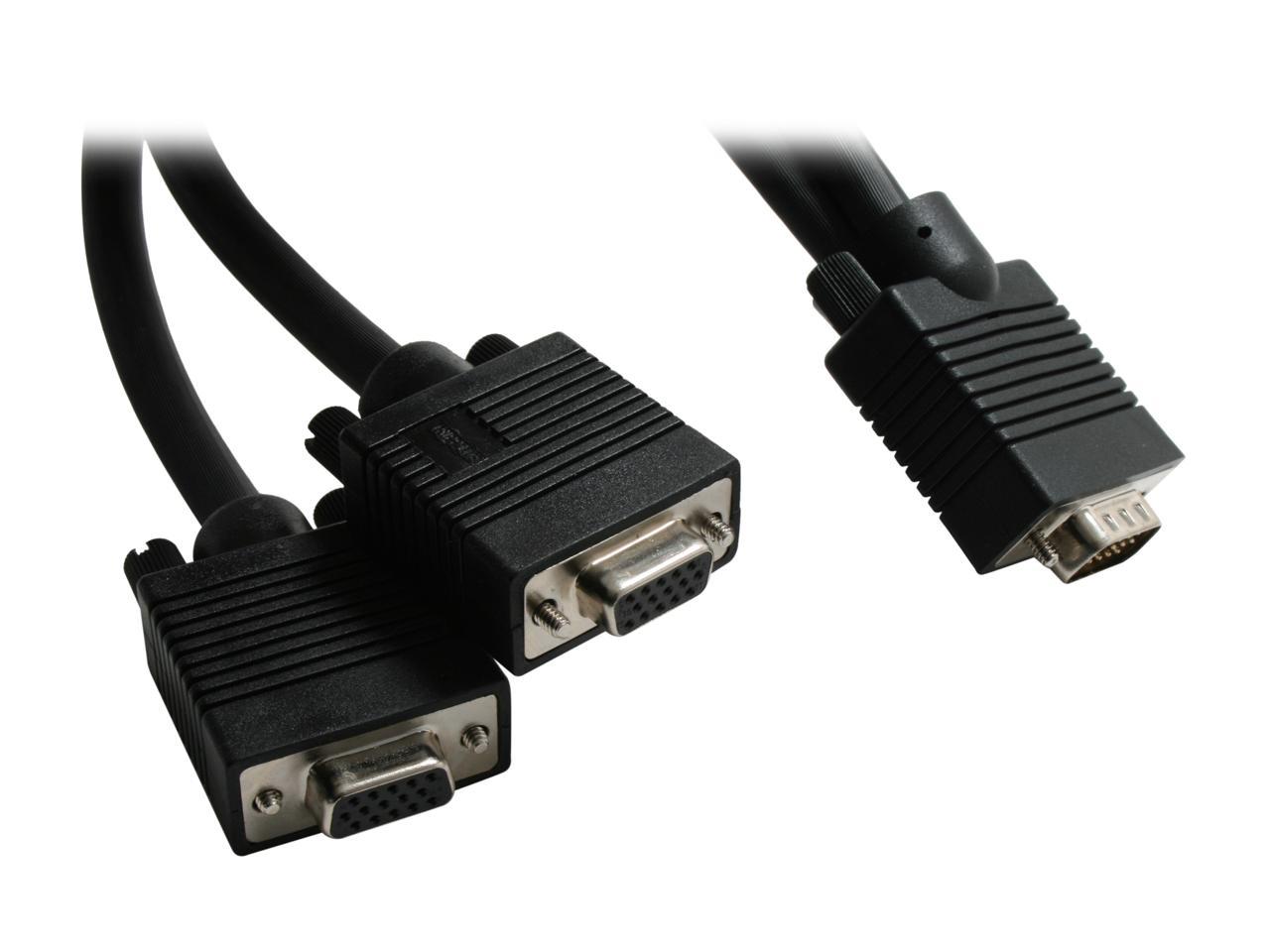 Tripp Lite P516-001 1 ft. VGA / XVGA Splitter Cable HD15M to 2 x HD15F