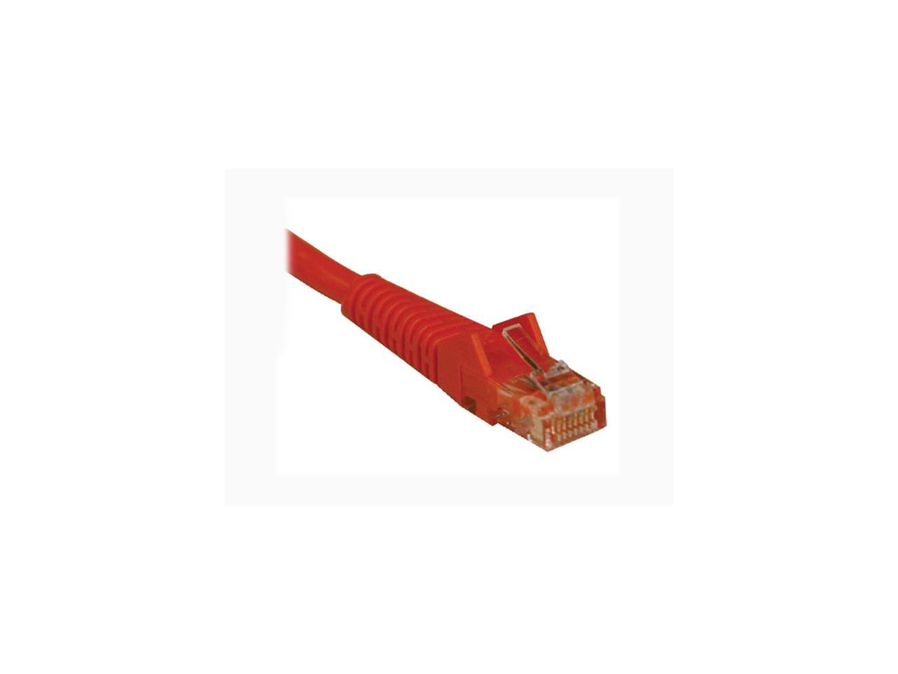 TRIPP LITE N201-020-OR 20 ft. Cat 6 Orange Gigabit Snagless Molded Patch Cable