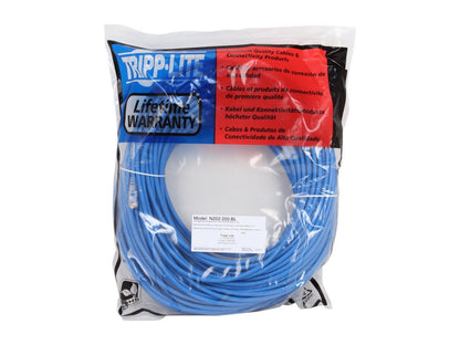 TRIPP LITE N202-200-BL 200 ft. Cat 6 Blue Network Cable