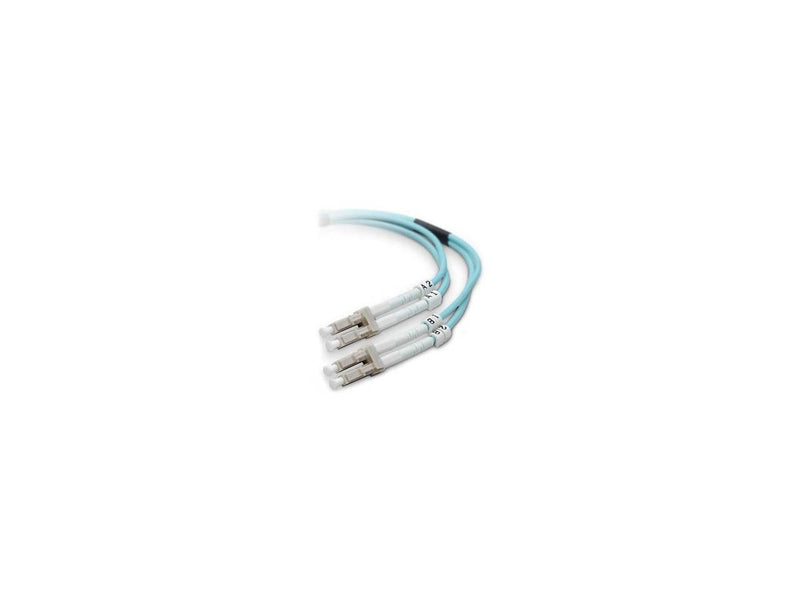 Belkin F2F402LL-10M-G 32.81 ft Fiber Optic Patch Cable Male to Male