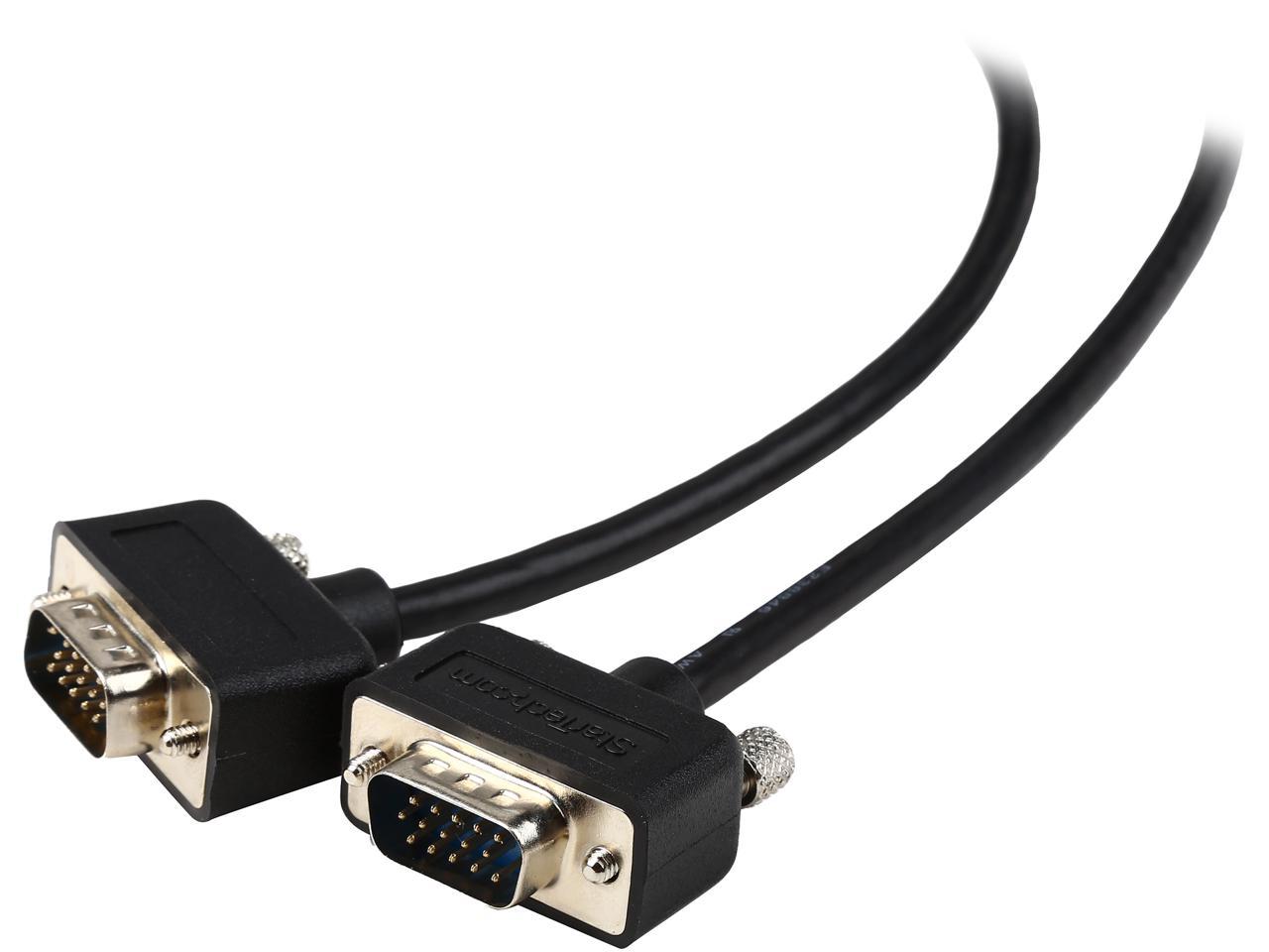 StarTech.com MXT101MMLP15 15 ft. Thin Coax High Res VGA Monitor Cable -Low Profile HD15 M/M