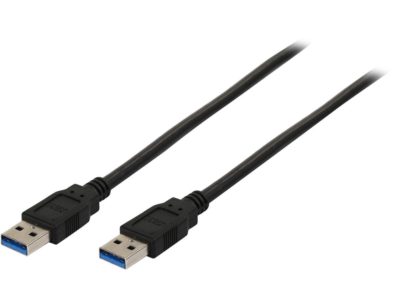 StarTech.com USB3SAA6BK Black Black SuperSpeed USB 3.0 Cable A to A - M/M