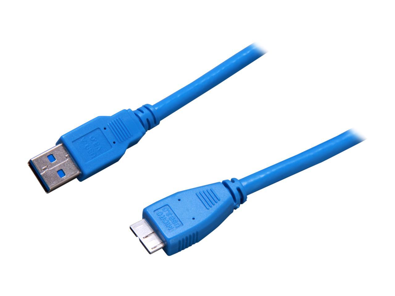 StarTech.com USB3SAUB1 Blue SuperSpeed USB 3.0 Cable A to Micro B