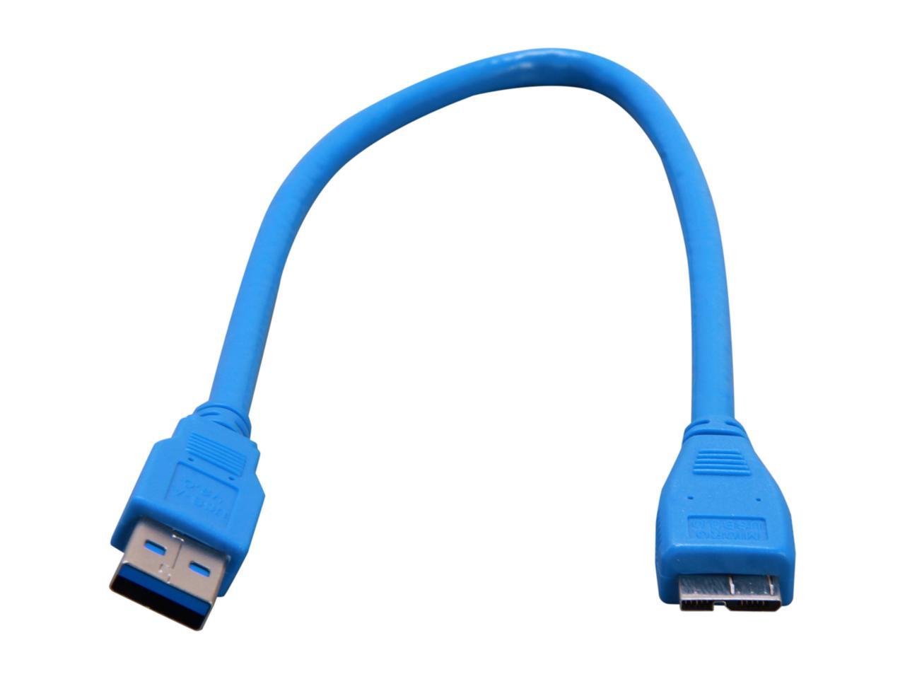 StarTech.com USB3SAUB1 Blue SuperSpeed USB 3.0 Cable A to Micro B