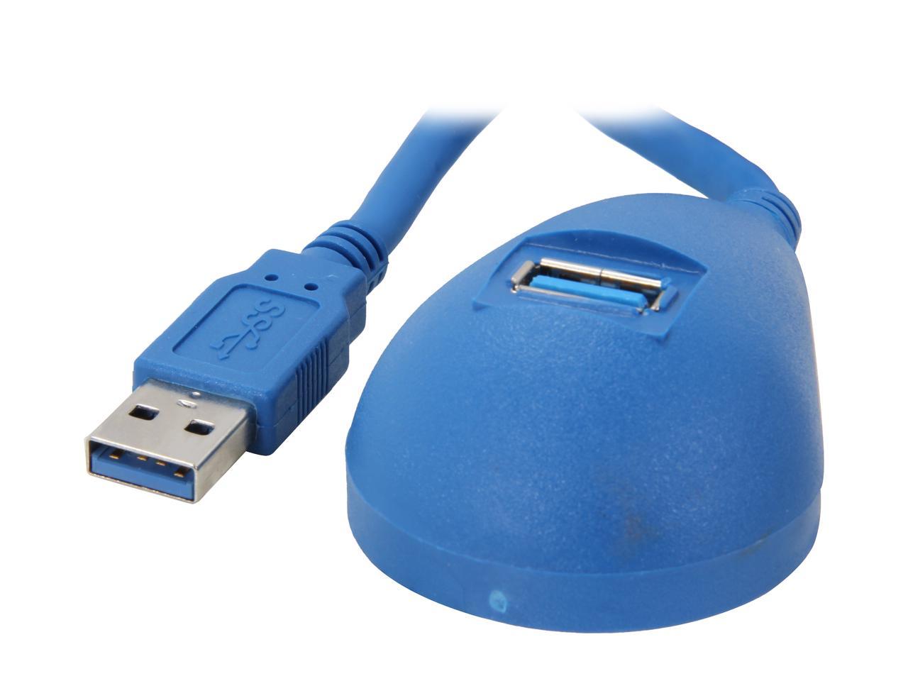 StarTech.com USB3SEXT5DSK Blue Desktop SuperSpeed USB 3.0 Extension Cable - A to A M/F