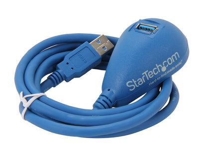 StarTech.com USB3SEXT5DSK Blue Desktop SuperSpeed USB 3.0 Extension Cable - A to A M/F