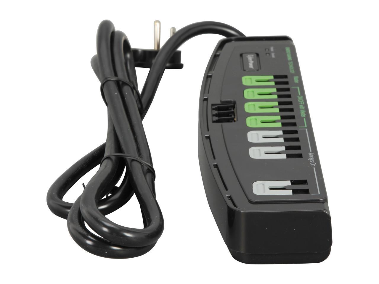 CyberPower CSP706TG 6 Feet, 7 Outlets, 2250 Joules Surge Suppressor