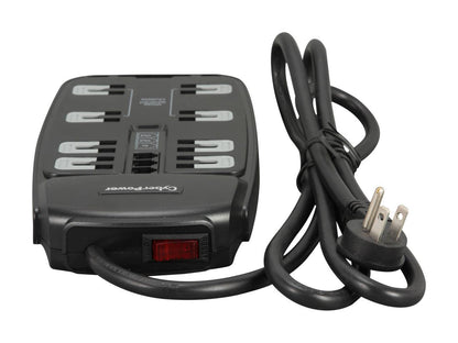 CyberPower CSP806T 6 Feet, 8 Outlets, 2250 Joules Surge Protector