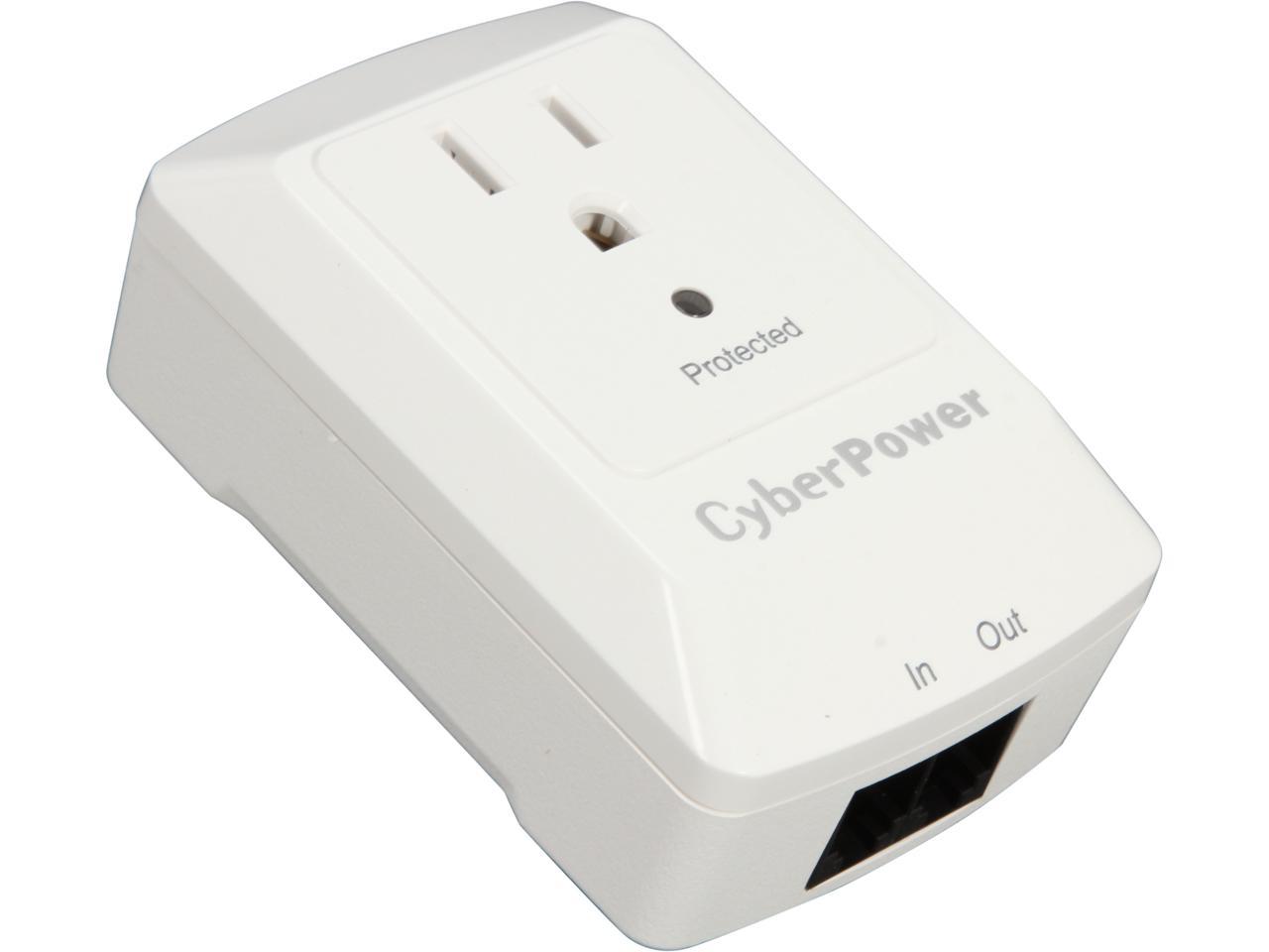 CyberPower CSP100TW 1 Outlets 900 Joules Surge Suppressor