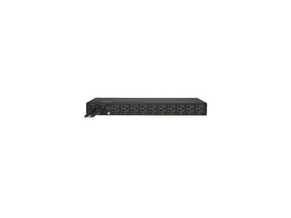 CyberPower PDU15SW10ATNET Switched ATS PDU 120V 15A 1U 10-Outlets (2) 5-15P