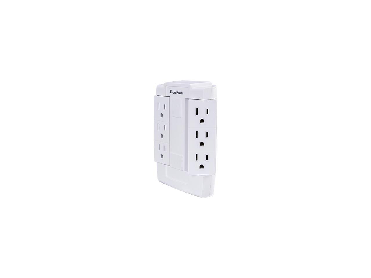 CyberPower GT600P 6 Outlets Adapter 125V Input Voltage 1875W Maximum Power