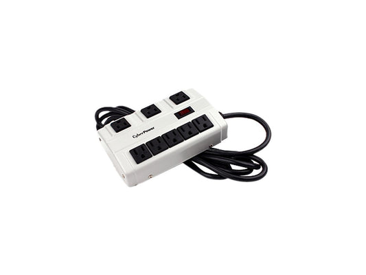 CyberPower B6010MGY 8 Outlets Power Strip 125V Input Voltage 10 Feet Cord Length