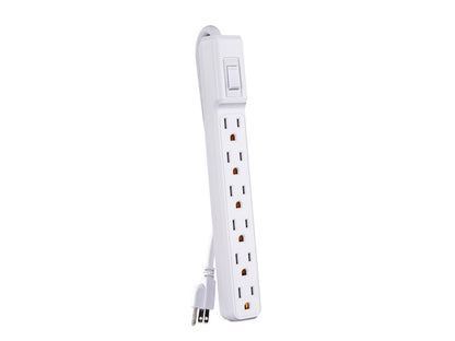 CyberPower MP1044NN 6 Outlets Power Strip 125V Input Voltage 2 Feet Cord Length