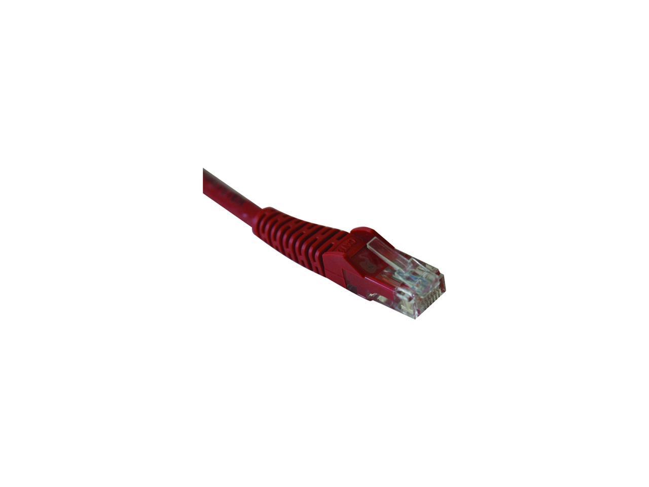 Tripp Lite 15-ft. Cat6 Gigabit Snagless Molded Patch Cable(RJ45 M/M) - Red
