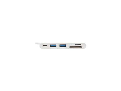 Tripp Lite 2-Port USB-C to USB-A Hub Micro SD & SD/MMC Reader & USB Charging (U460-002-2AM-C)