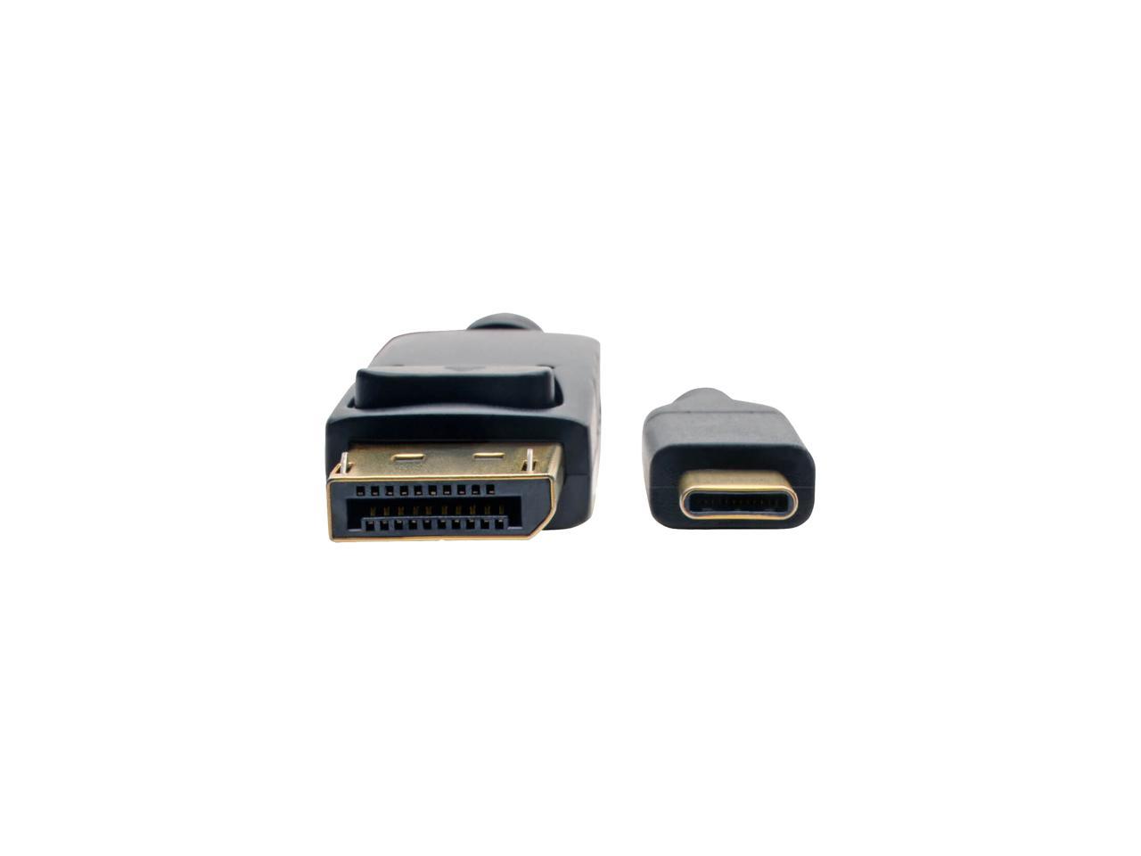 Tripp Lite USB C to DisplayPort 4k Adapter Cable USB Type C to DP M/M 3ft (U444-003-DP)