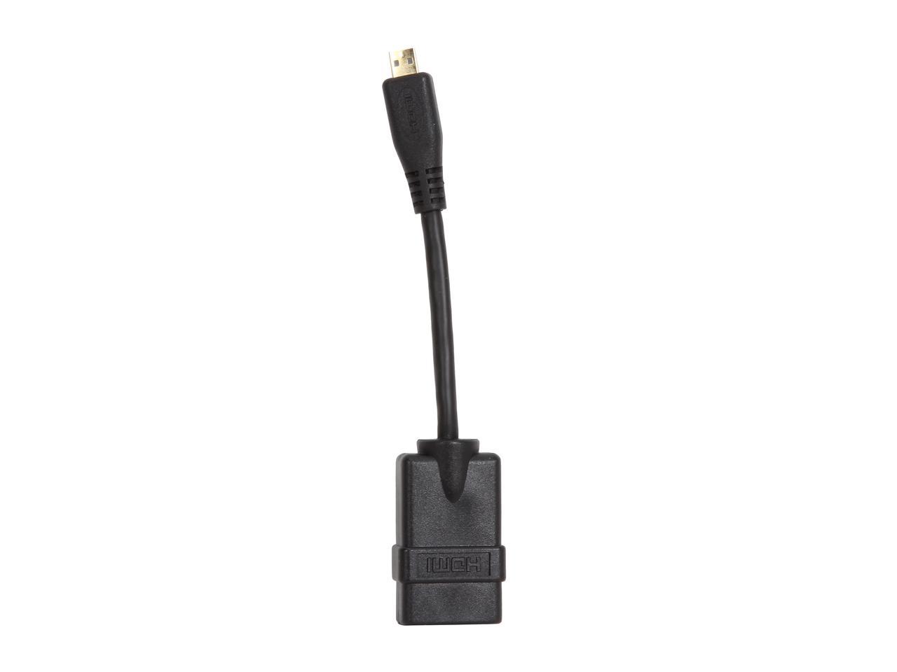 StarTech.com HDADFM5IN No 5in High Speed HDMI Adapter Cable with Ethernet to HDMI Micro - F/M