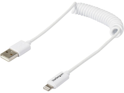 StarTech.com USBCLT60CMW White Lightning to USB cable - coiled
