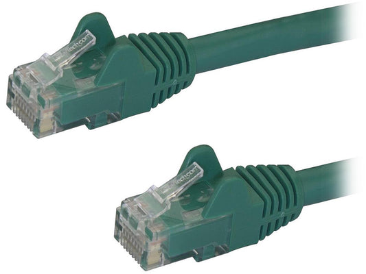 StarTech N6PATCH2GN 2 ft. Green Cat6 Patch Cable with Snagless RJ45 Connectors - Cat6 Ethernet Cable - 2 ft. Cat6 UTP Cable