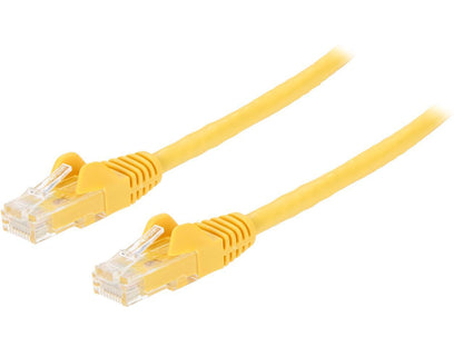StarTech N6PATCH1YL StarTech.com Cat6 Patch Cable - 1 ft. - Yellow Ethernet Cable - Snagless RJ45 Cable - Ethernet Cord - Cat 6 Cable - 1 ft.